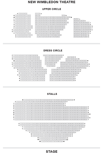 New Wimbledon Theatre Seating Plan